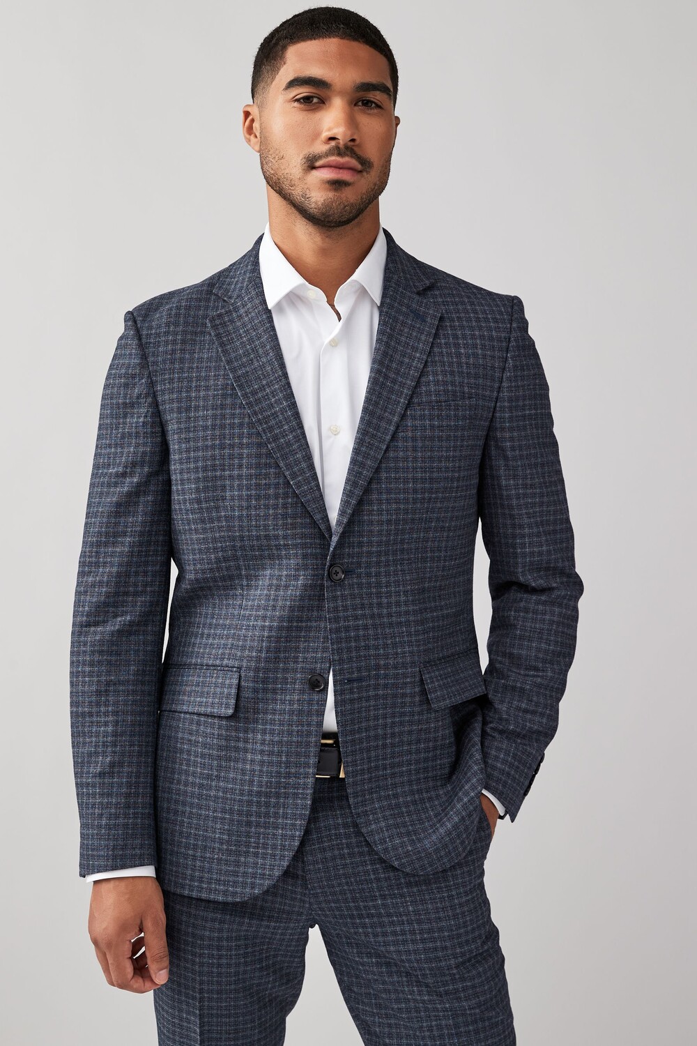 Пиджак в текстурированную микроклетку Next, синий
Пиджак в текстурированную микроклетку Next, синий