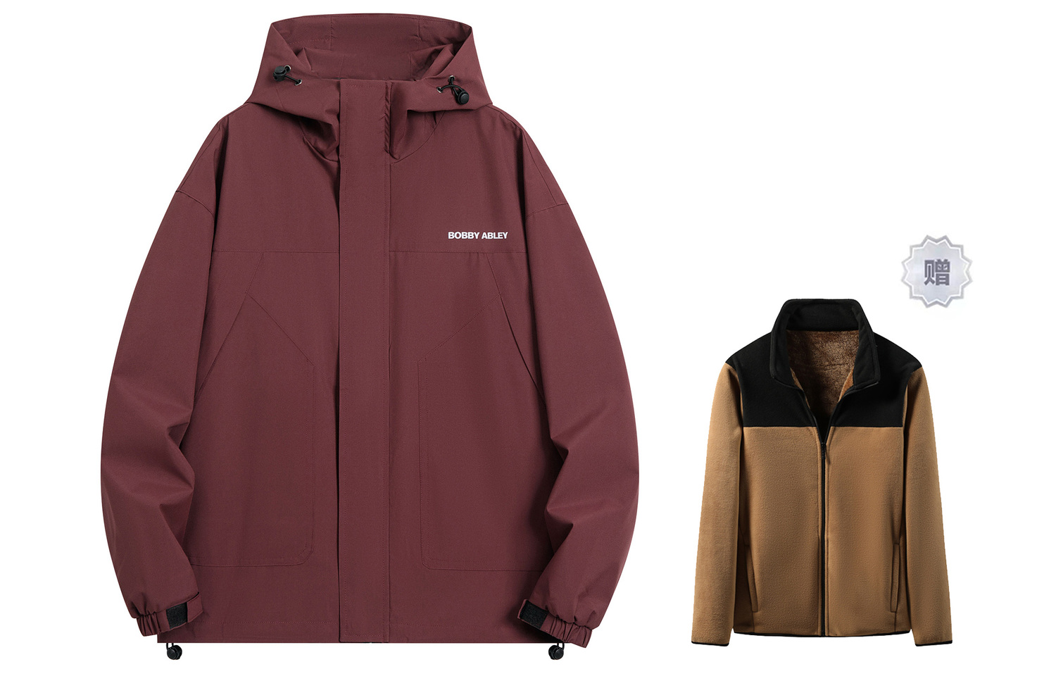 BOBBY ABLEY Куртка Unisex, Red (Comes with Fleece-Lined Liner in Khaki)
BOBBY ABLEY Куртка Unisex, Red (Comes with Fleece-Lined Liner in Khaki)