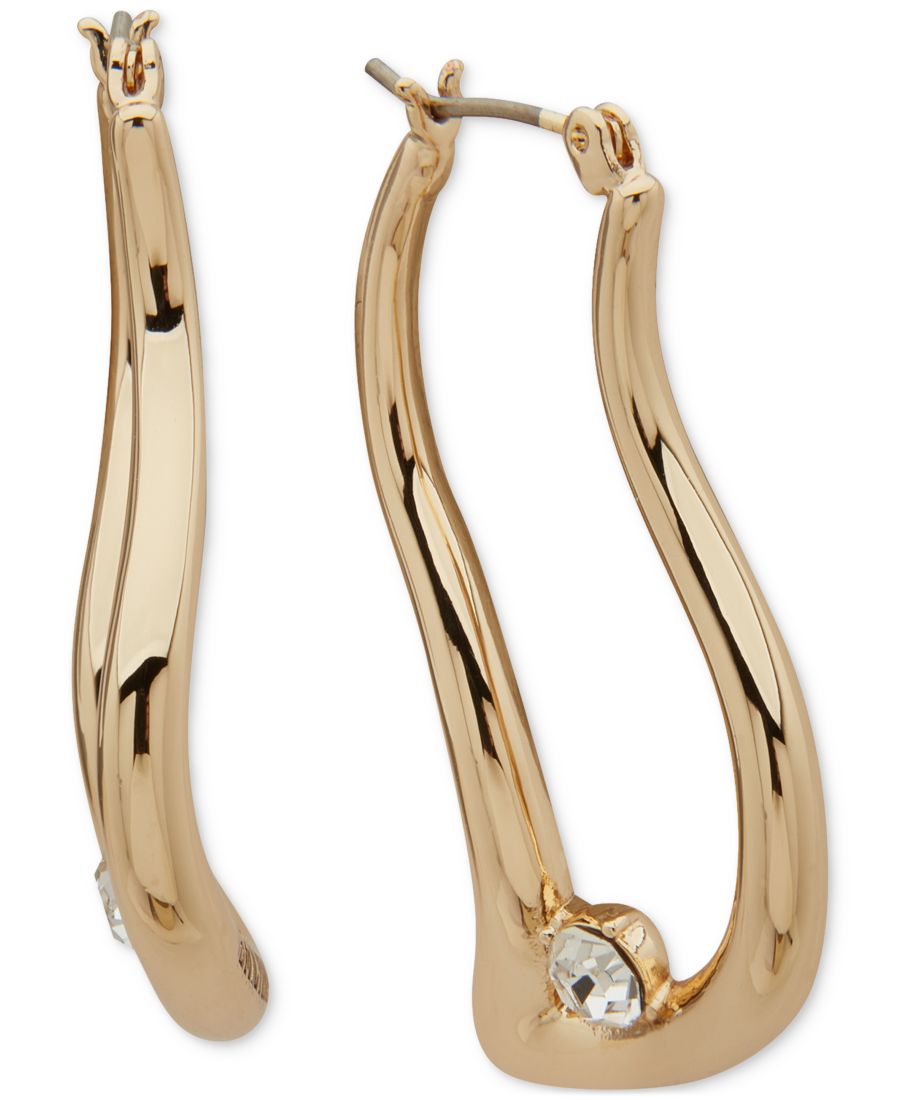 Длинные волнистые серьги-кольца с камнями золотистого цвета Emily in Paris, Crystal Wh
Длинные волнистые серьги-кольца с камнями золотистого цвета Emily in Paris, Crystal Wh
