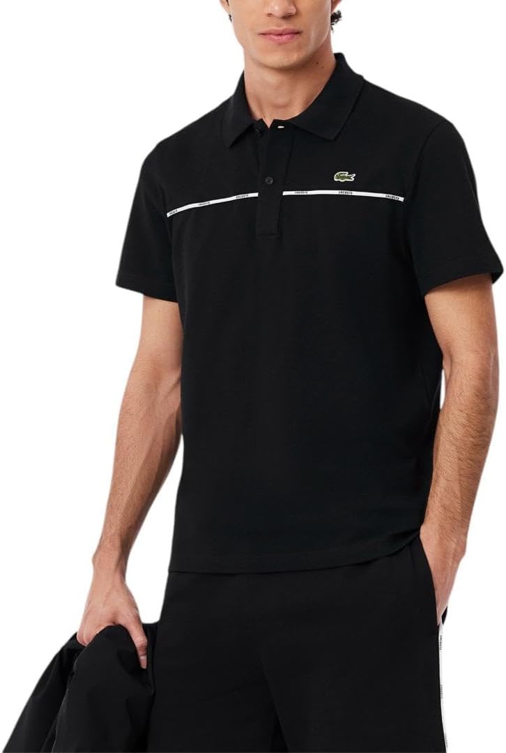 Lacoste мужская сезонная короткая рукавка обычного кроя поло с контрастной окантовкой, Black, Черный, Lacoste мужская сезонная короткая рукавка обычного кроя поло с контрастной окантовкой, Black
Lacoste мужская сезонная короткая рукавка обычного кроя поло с контрастной окантовкой, Black, Черный, Lacoste мужская сезонная короткая рукавка обычного кроя поло с контрастной окантовкой, Black