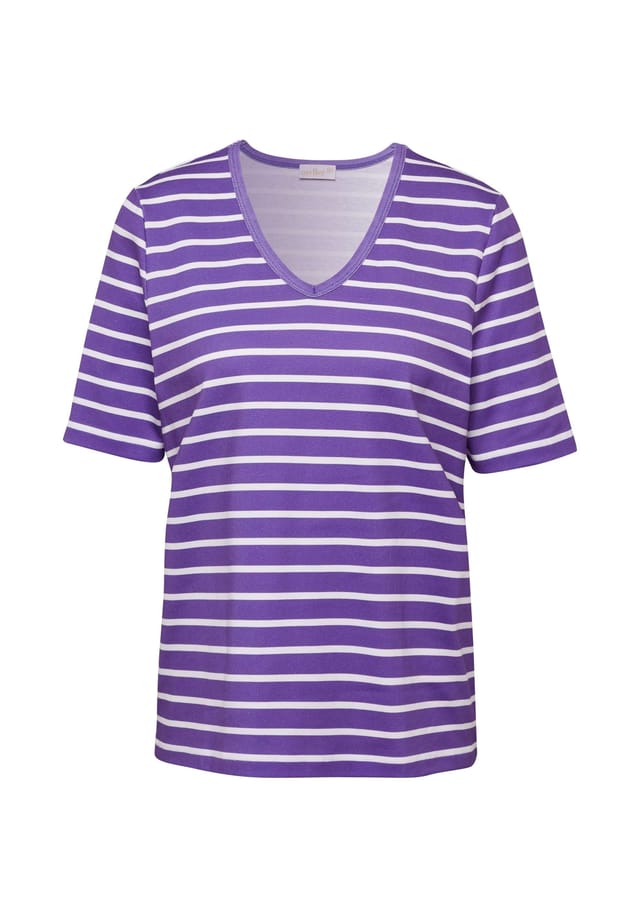 Короткий размер: полосатая рубашка из мягкой пряжи интерлок Goldner, мультиколор
Короткий размер: полосатая рубашка из мягкой пряжи интерлок Goldner, мультиколор