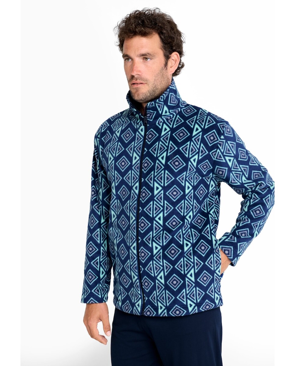 Мужская пижамная куртка из флиса синего цвета El Búho Nocturno, синий
Мужская пижамная куртка из флиса синего цвета El Búho Nocturno, синий