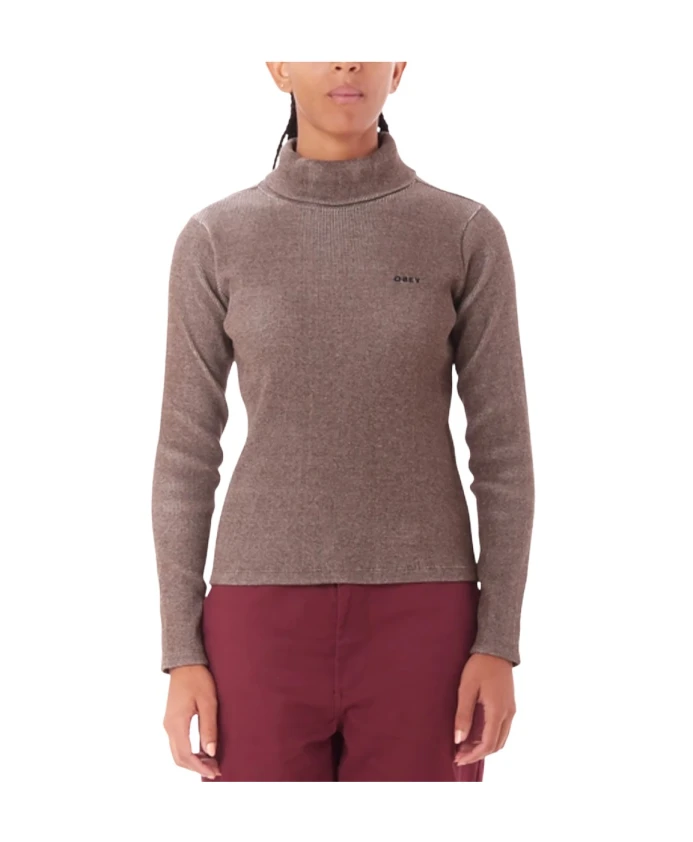 Свитер с высоким воротником Alias Obey, коричневый
Свитер с высоким воротником Alias Obey, коричневый