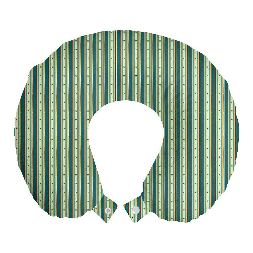 ABAKUHAUS Teal Green Travel Pillow Подушка для шеи, Патриотические полосы, Звезды, Пенопластовые дорожные принадлежности для самолета и автомобиля, 30x30 см, Бирюзово-кремовый киноварь
ABAKUHAUS Teal Green Travel Pillow Подушка для шеи, Патриотические полосы, Звезды, Пенопластовые дорожные принадлежности для самолета и автомобиля, 30x30 см, Бирюзово-кремовый киноварь