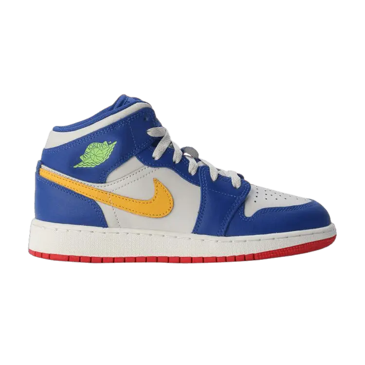 Кроссовки Air Jordan 1 Mid GS, Racer Blue Red Gold
Кроссовки Air Jordan 1 Mid GS, Racer Blue Red Gold