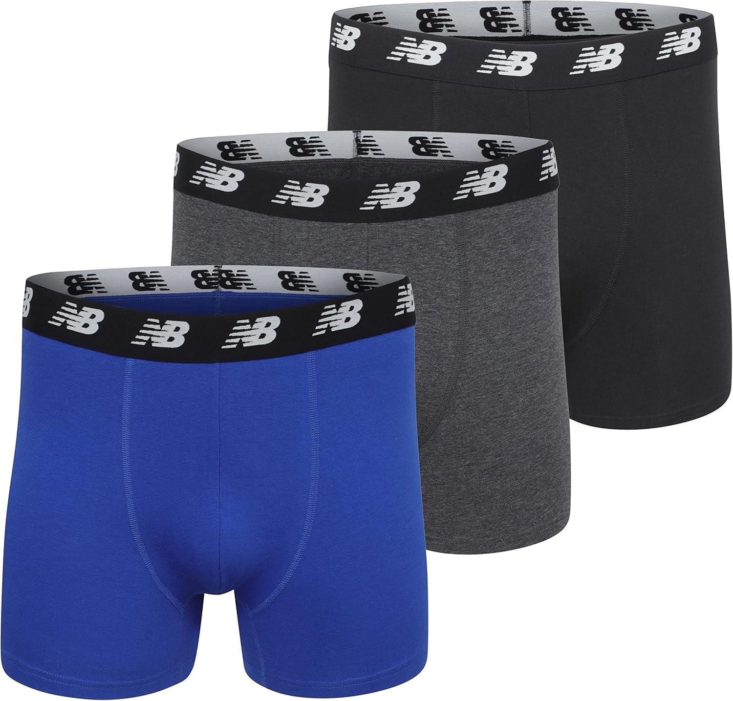 Мужские боксеры-трусы New Balance Velocity Cotton, легкие, дышащие, без лифчиков (3 шт.), Black/Blue/Dark Heather
Мужские боксеры-трусы New Balance Velocity Cotton, легкие, дышащие, без лифчиков (3 шт.), Black/Blue/Dark Heather