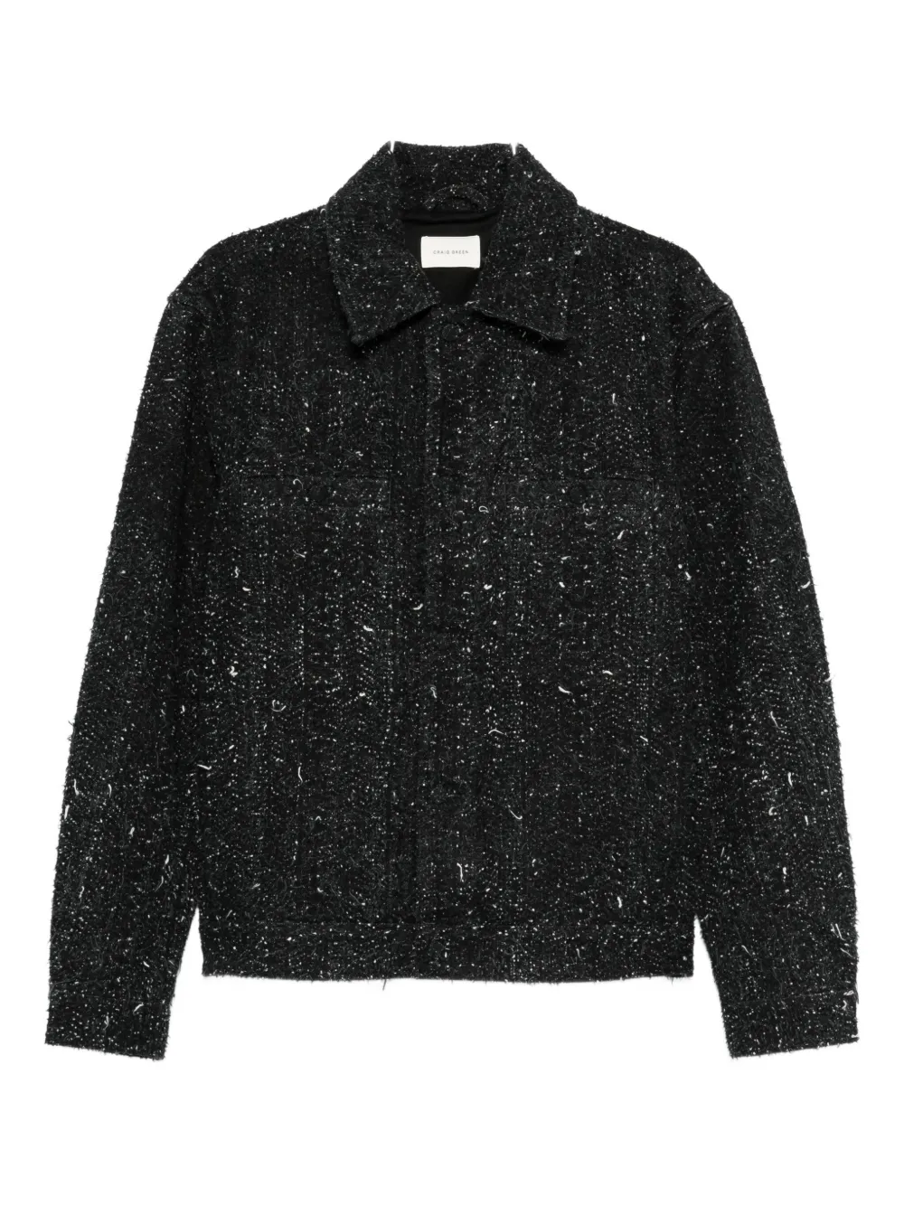 Хлопковая рубашка-куртка Craig Green, черный
Хлопковая рубашка-куртка Craig Green, черный