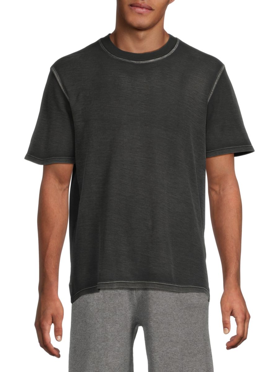 Футболка с круглым вырезом из хлопка пима ATM Anthony Thomas Melillo, черный
Футболка с круглым вырезом из хлопка пима ATM Anthony Thomas Melillo, черный