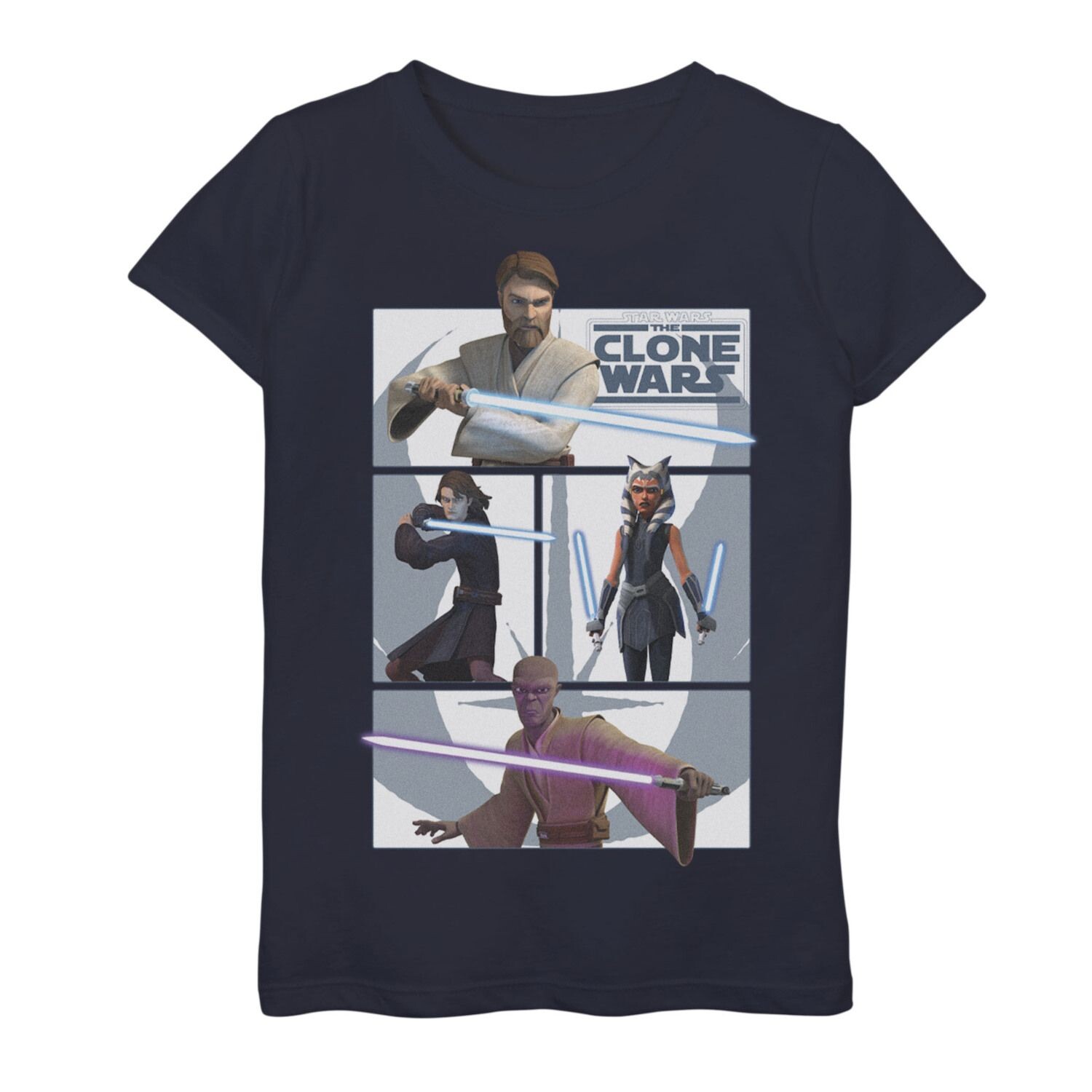 Футболка с графическим рисунком и панелями джедаев для девочек 7–16 лет «Звездные войны: Войны клонов» Licensed Character
Футболка с графическим рисунком и панелями джедаев для девочек 7–16 лет «Звездные войны: Войны клонов» Licensed Character