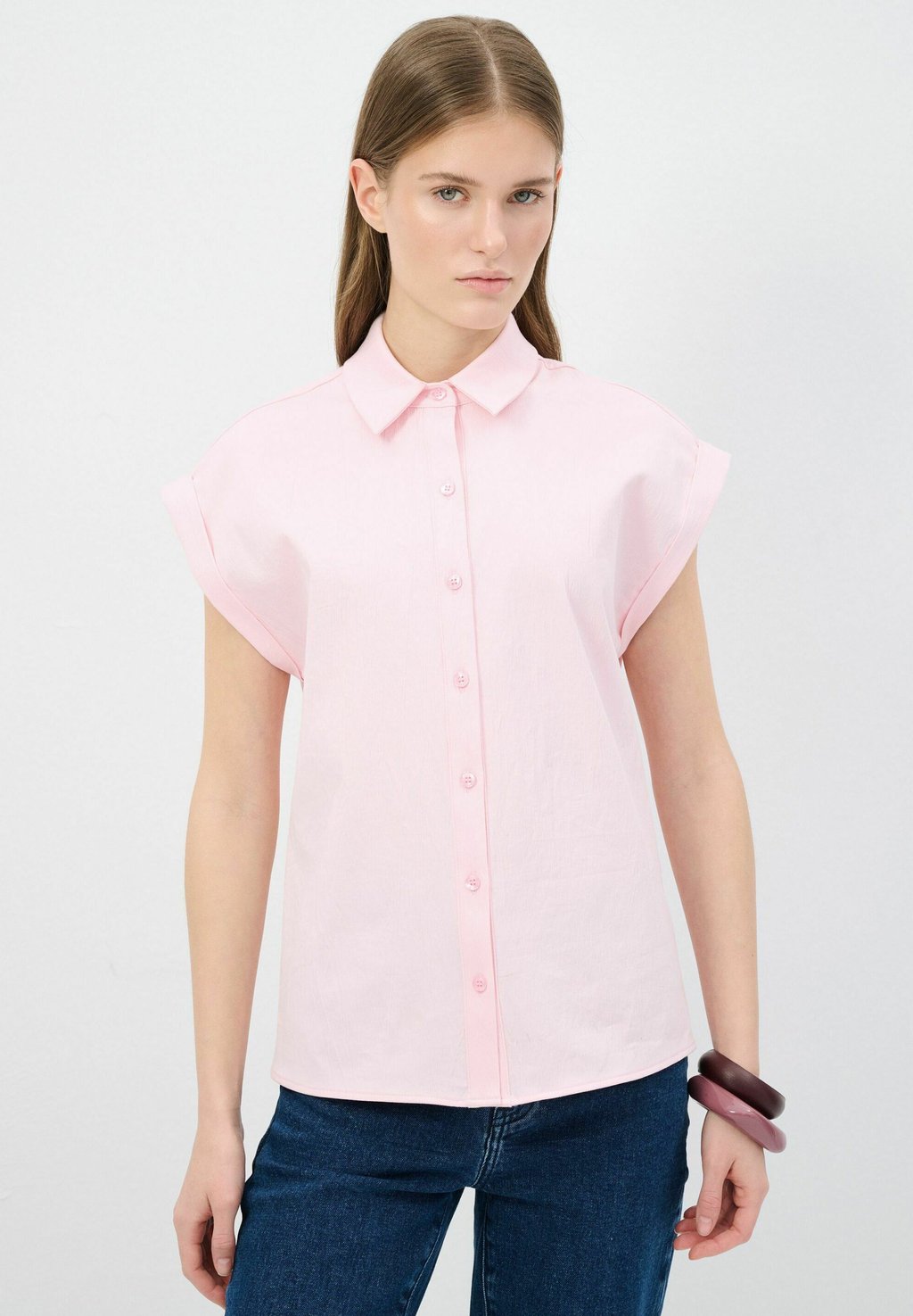 Блузка на пуговицах COLLAR adL, светло-розовый
Блузка на пуговицах COLLAR adL, светло-розовый