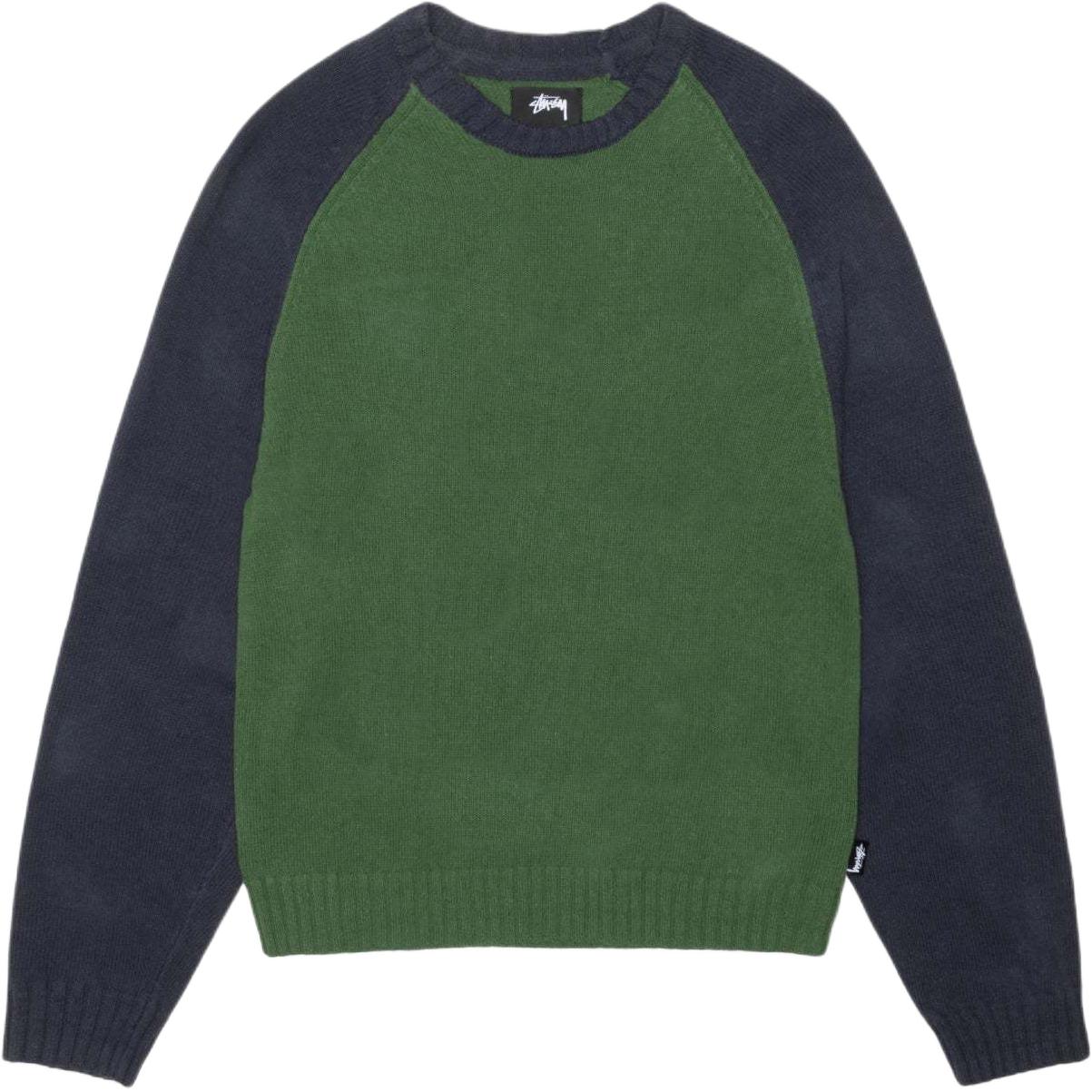 Colorblocked Raglan Knit Crew Stussy, зеленый
Colorblocked Raglan Knit Crew Stussy, зеленый
