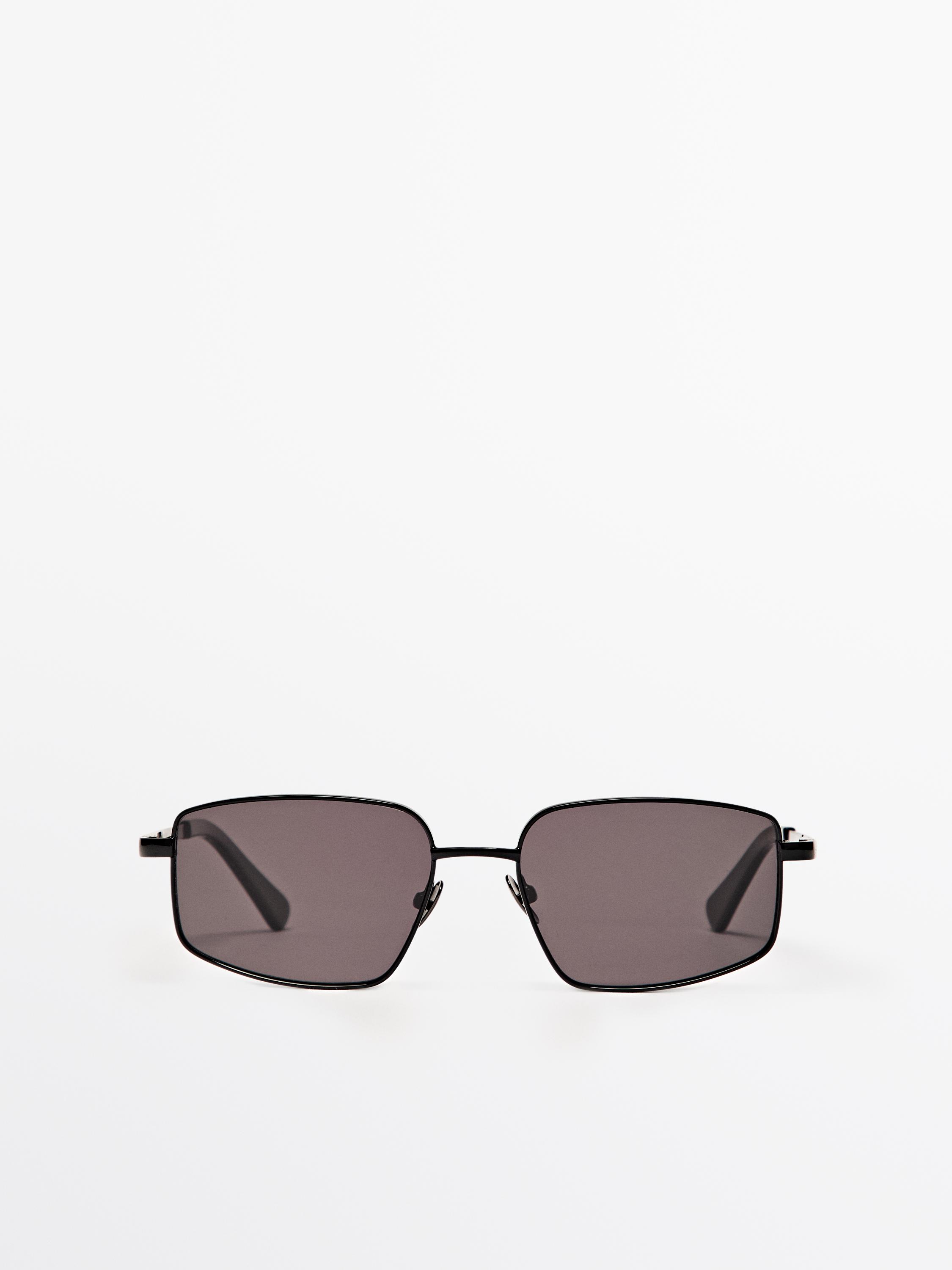 Металлические солнцезащитные очки Massimo Dutti, черный
Металлические солнцезащитные очки Massimo Dutti, черный