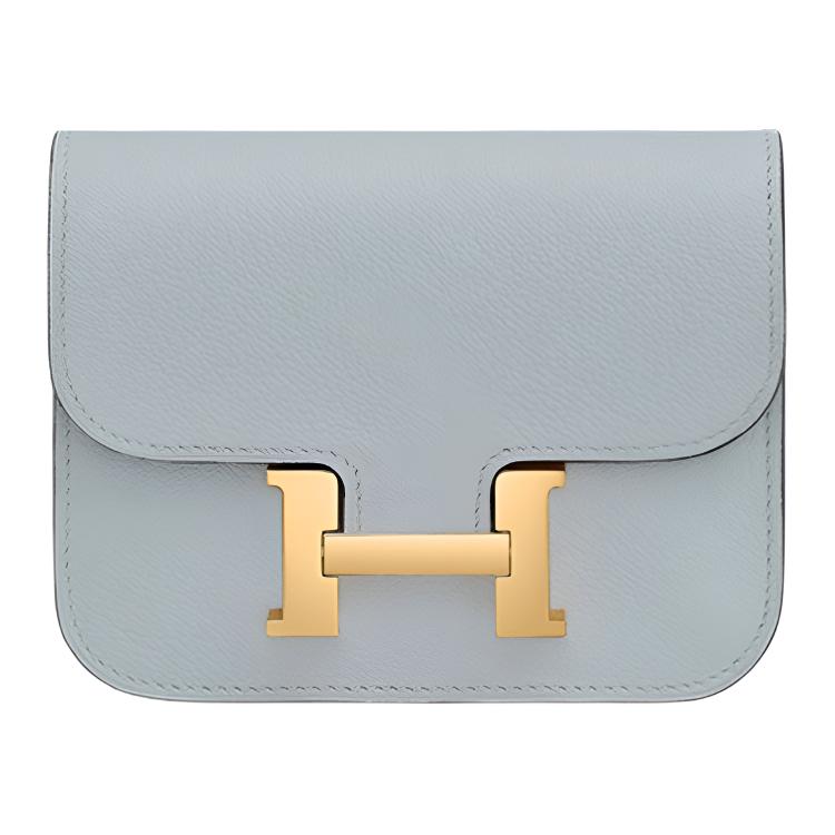 HERMES Элегантный поясной рюкзак Constance Slim Evercolor из телячьей кожи женский ледниково-голубой
HERMES Элегантный поясной рюкзак Constance Slim Evercolor из телячьей кожи женский ледниково-голубой