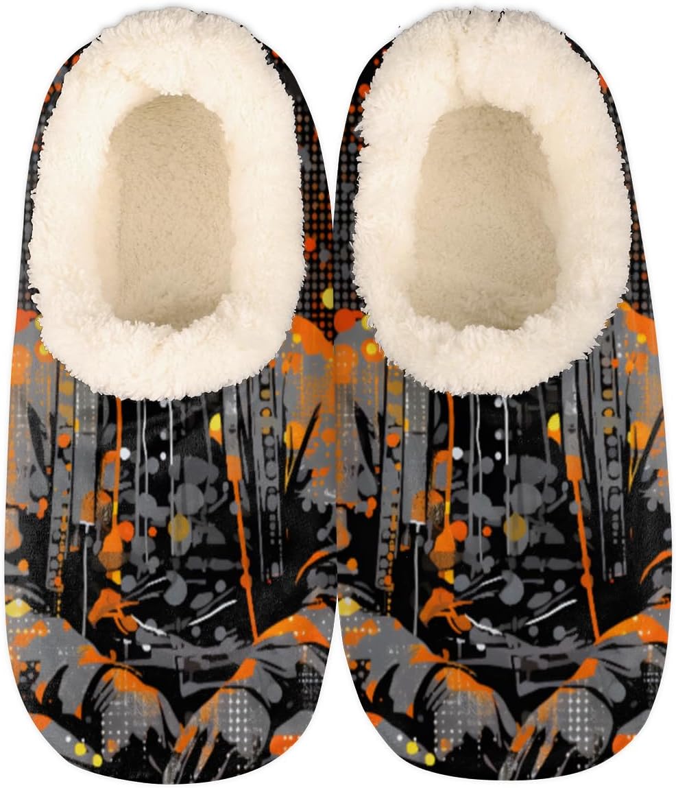 Домашние тапочки Pardick Fuzzy для женщин и мужчин, с капюшоном, антискользящие, с флисовой подкладкой, для спальни и дома, с плюшевой подкладкой, теплые тапочки с забавным страшным дизайном, мультиколор
Домашние тапочки Pardick Fuzzy для женщин и мужчин, с капюшоном, антискользящие, с флисовой подкладкой, для спальни и дома, с плюшевой подкладкой, теплые тапочки с забавным страшным дизайном, мультиколор