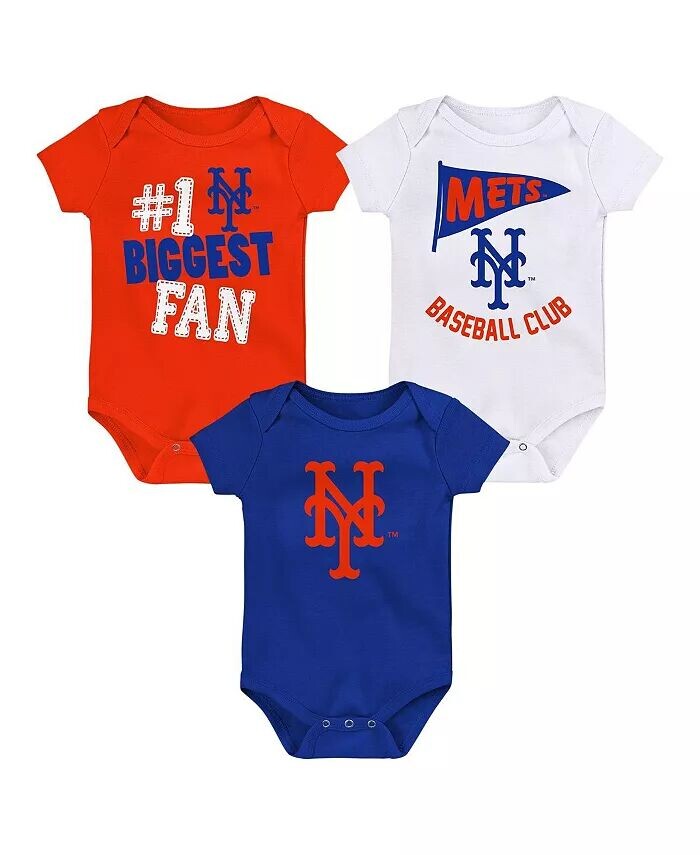 Комплект из 3 боди с вымпелом болельщика New York Mets для мальчиков и девочек Fanatics
Комплект из 3 боди с вымпелом болельщика New York Mets для мальчиков и девочек Fanatics