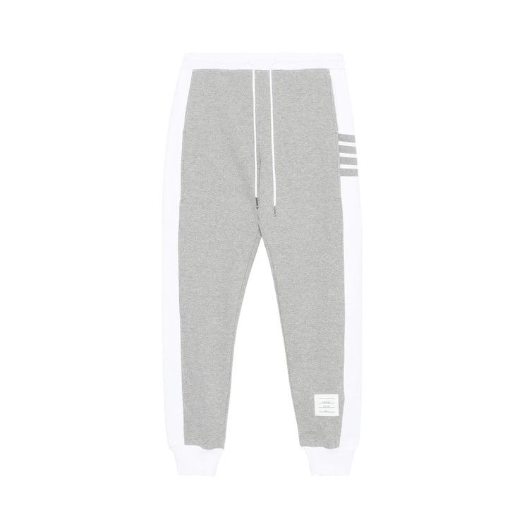 Брюки Thom Browne Seamed In 4 Bar Stripe Sweatpants 'Light Grey'
Брюки Thom Browne Seamed In 4 Bar Stripe Sweatpants 'Light Grey'