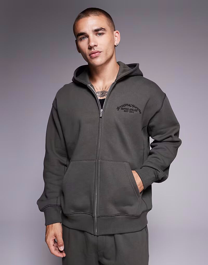 Толстовка с застежкой-молнией Coverlock темно-серого цвета Good For Nothing, Серый, Толстовка с застежкой-молнией Coverlock темно-серого цвета Good For Nothing
Толстовка с застежкой-молнией Coverlock темно-серого цвета Good For Nothing, Серый, Толстовка с застежкой-молнией Coverlock темно-серого цвета Good For Nothing