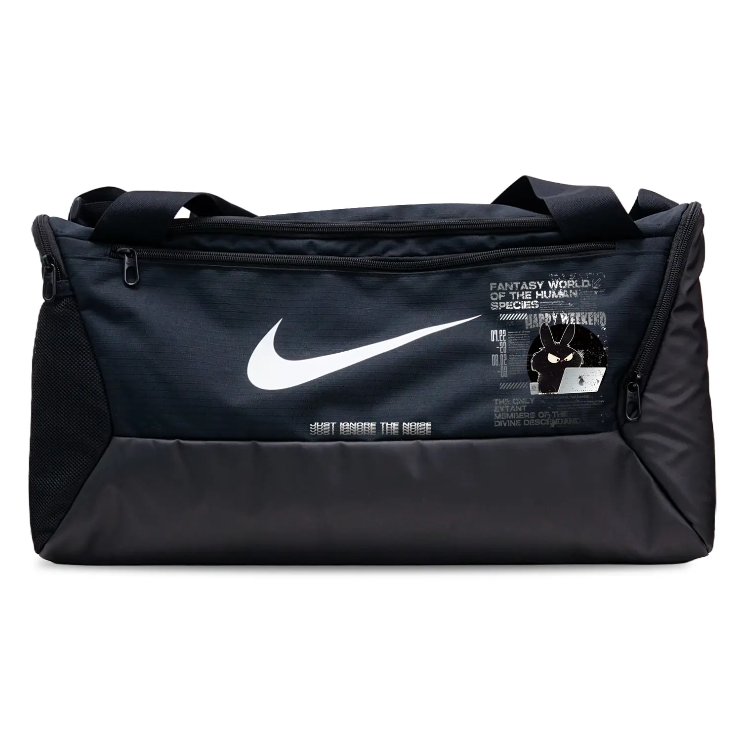 Nike Тканевая дорожная сумка унисекс черная, Distressed Overtime Bunny
Nike Тканевая дорожная сумка унисекс черная, Distressed Overtime Bunny