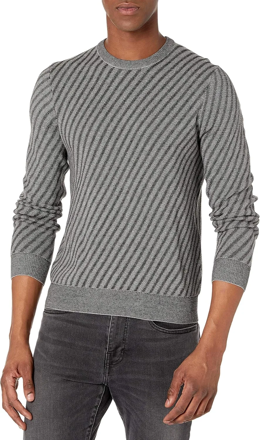 Perry Ellis мужской свитер с длинным рукавом из хлопка/ACR в диагональную полоску
Perry Ellis мужской свитер с длинным рукавом из хлопка/ACR в диагональную полоску