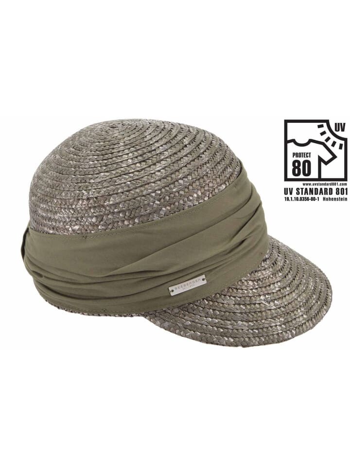 Бейсболка Seeberger Strohhut, зеленый
Бейсболка Seeberger Strohhut, зеленый