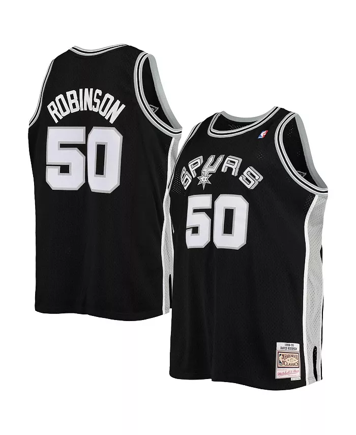 Мужская баскетбольная майка San Antonio Spurs Big and Tall Hardwood Classics Дэвида Робинсона, черная Mitchell & Ness
Мужская баскетбольная майка San Antonio Spurs Big and Tall Hardwood Classics Дэвида Робинсона, черная Mitchell & Ness
