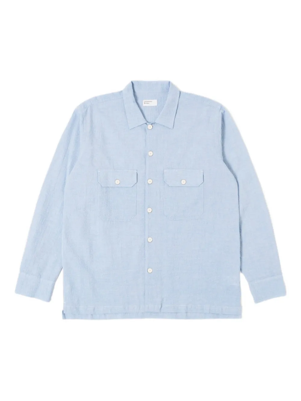 Рубашка с длинными рукавами и карманами Universal Works, синий 
Рубашка с длинными рукавами и карманами Universal Works, синий