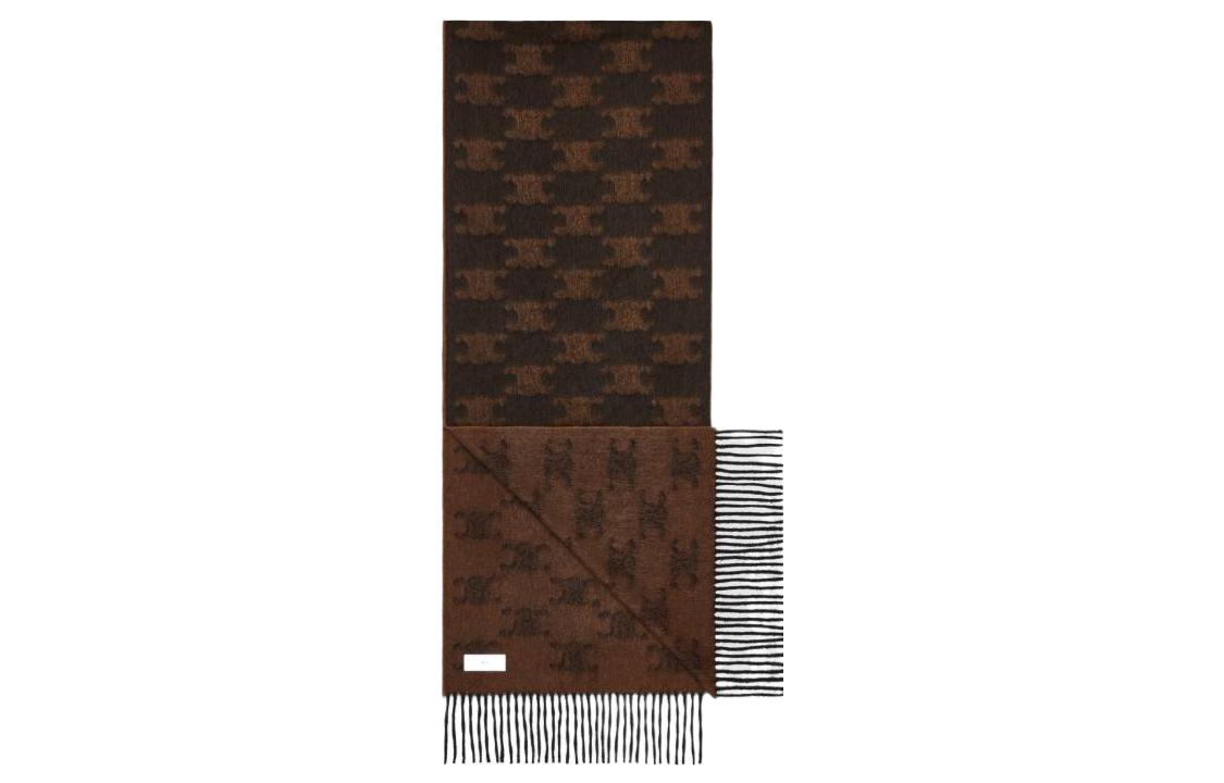 Бахрома Шарф В Монограмме Кашемир CELINE, Коричневый
Бахрома Шарф В Монограмме Кашемир CELINE, Коричневый