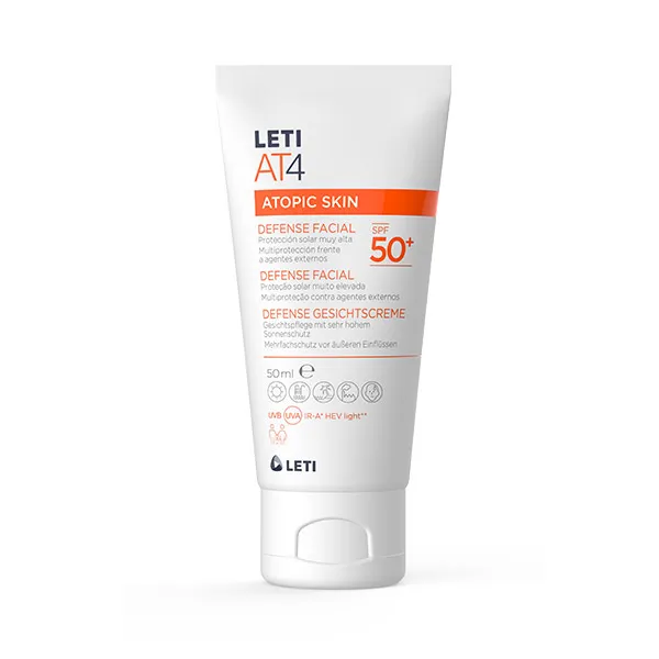 Защита от солнца SPF 50+ AT4 Atopic Skin Leti, 50 ml
Защита от солнца SPF 50+ AT4 Atopic Skin Leti, 50 ml