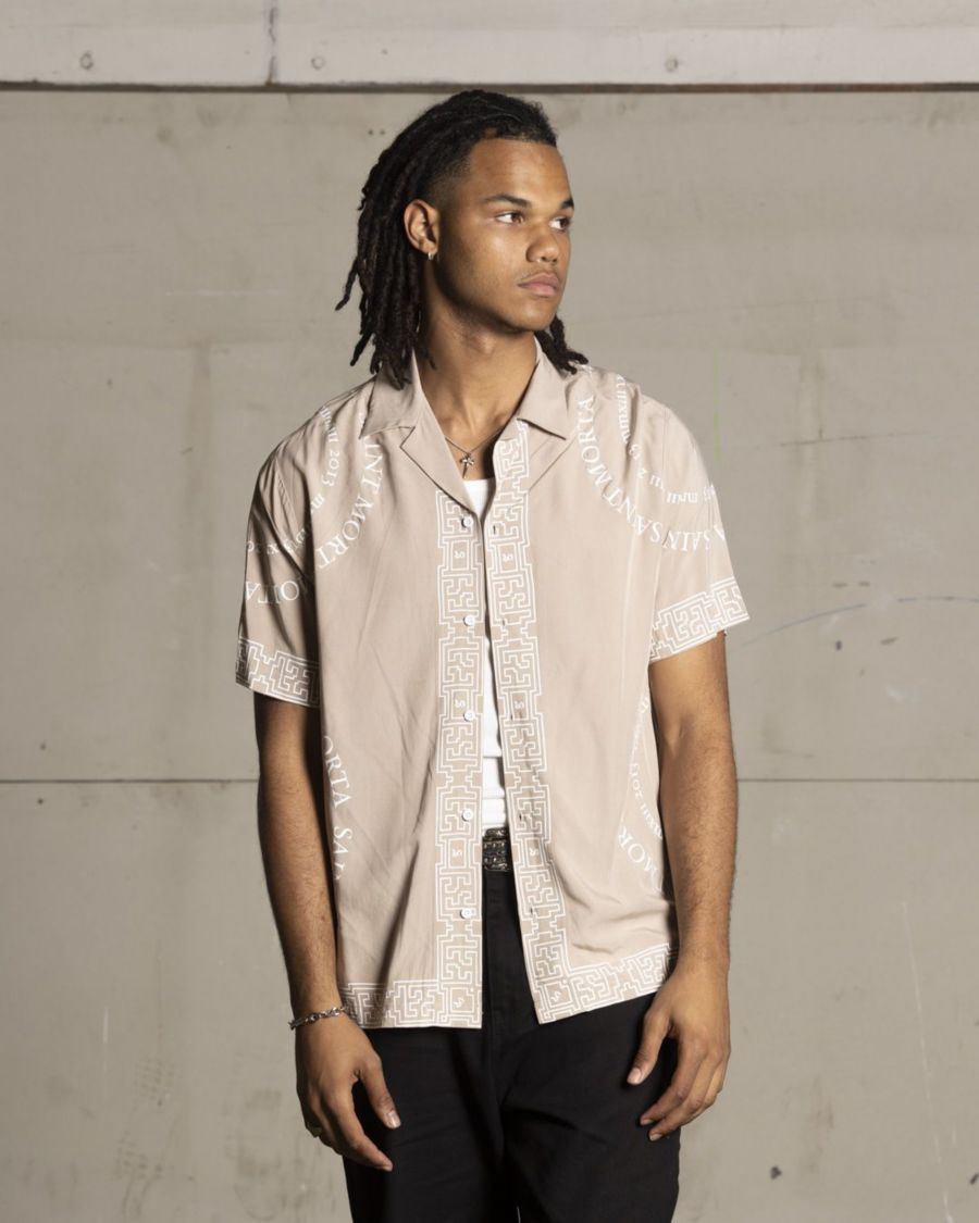 Мужская рубашка с коротким рукавом "Эребос" SAINT MORTA, Stone
Мужская рубашка с коротким рукавом "Эребос" SAINT MORTA, Stone