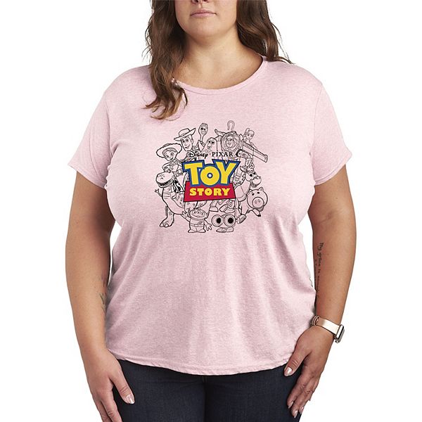 Футболка Plus size с принтом Toy Story Disney / Pixar, Heather Pink
Футболка Plus size с принтом Toy Story Disney / Pixar, Heather Pink