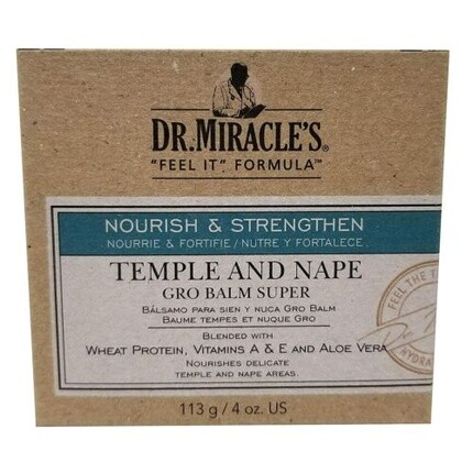 Miracle's Temple and Nape Grow Balm Super 4oz 113g Dr. Miracle's
Miracle's Temple and Nape Grow Balm Super 4oz 113g Dr. Miracle's
