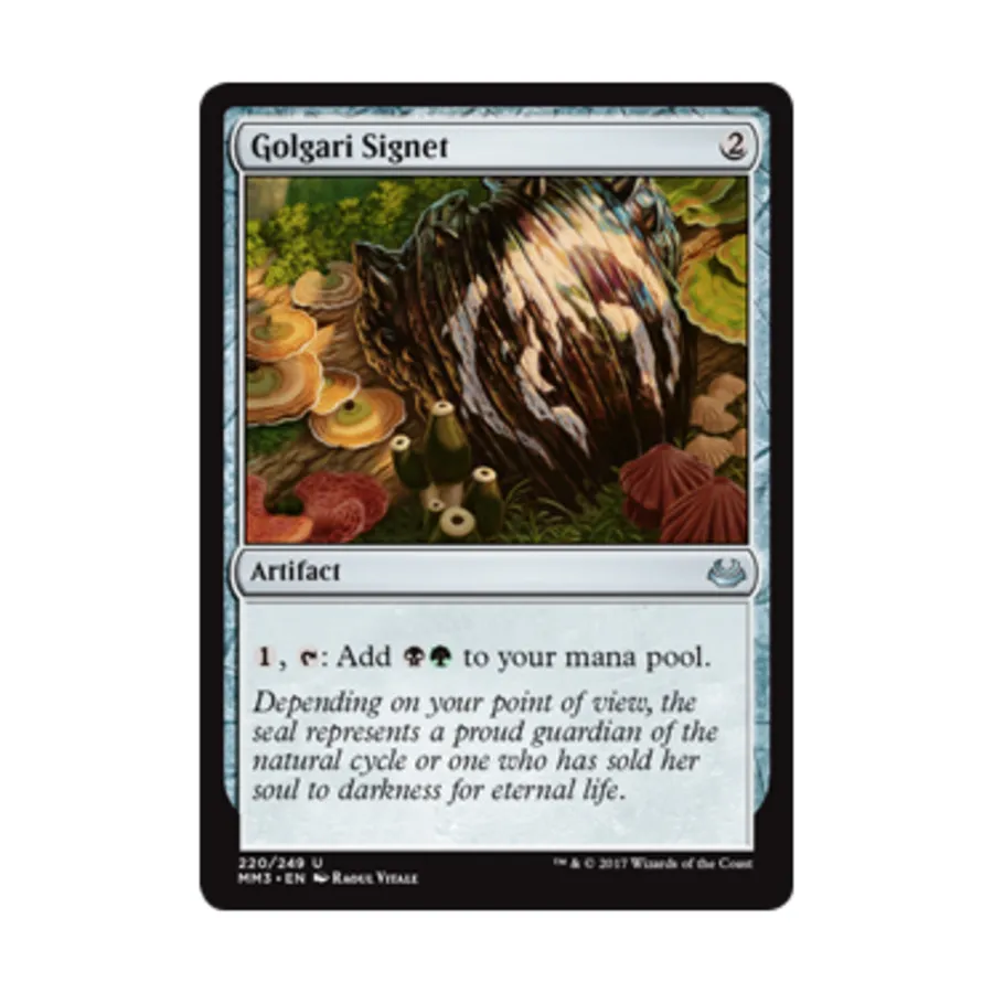 CCG Печатка Голгари (U), MTG - Modern Masters 2017
CCG Печатка Голгари (U), MTG - Modern Masters 2017