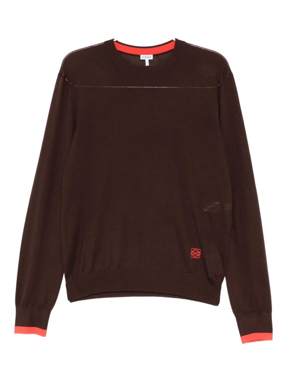 Футболка с вышитым логотипом LOEWE, коричневый
Футболка с вышитым логотипом LOEWE, коричневый