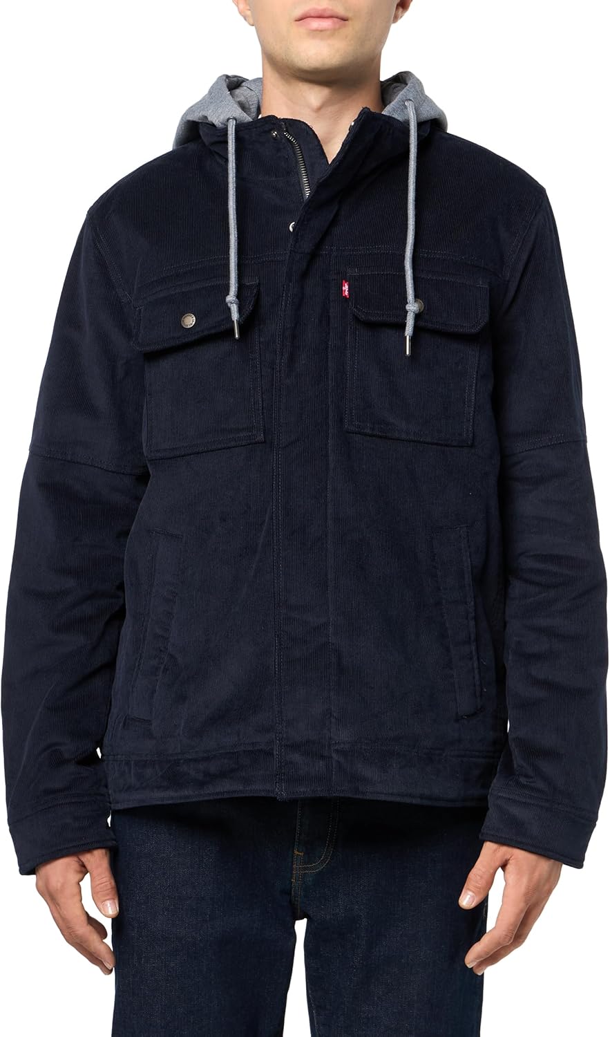 Мужская куртка Levi's с капюшоном, Navy Corduroy
Мужская куртка Levi's с капюшоном, Navy Corduroy