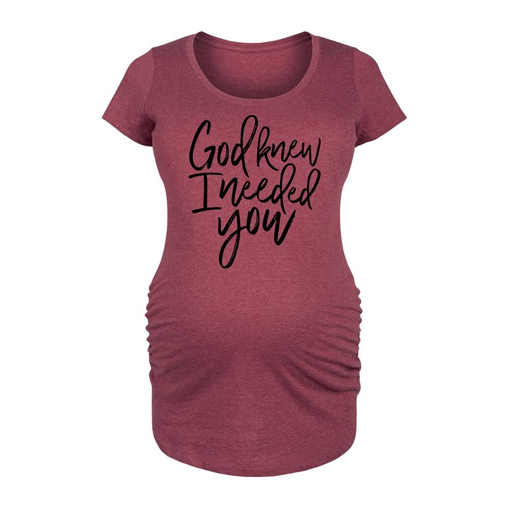 Футболка для беременных с рисунком «Бог знал, что ты мне нужен» Licensed Character, красный
Футболка для беременных с рисунком «Бог знал, что ты мне нужен» Licensed Character, красный