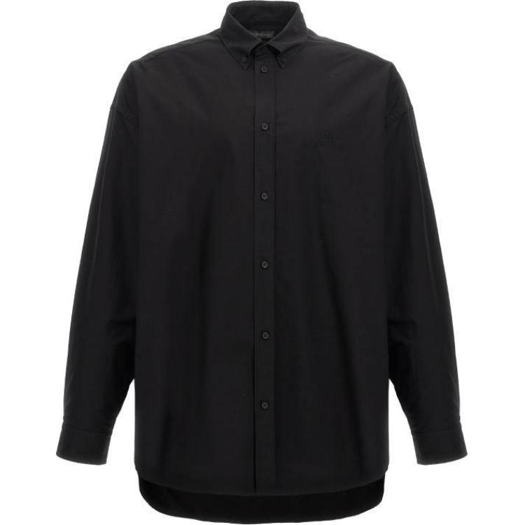 Воротниковая рубашка с длинными рукавами Balenciaga, черный
Воротниковая рубашка с длинными рукавами Balenciaga, черный
