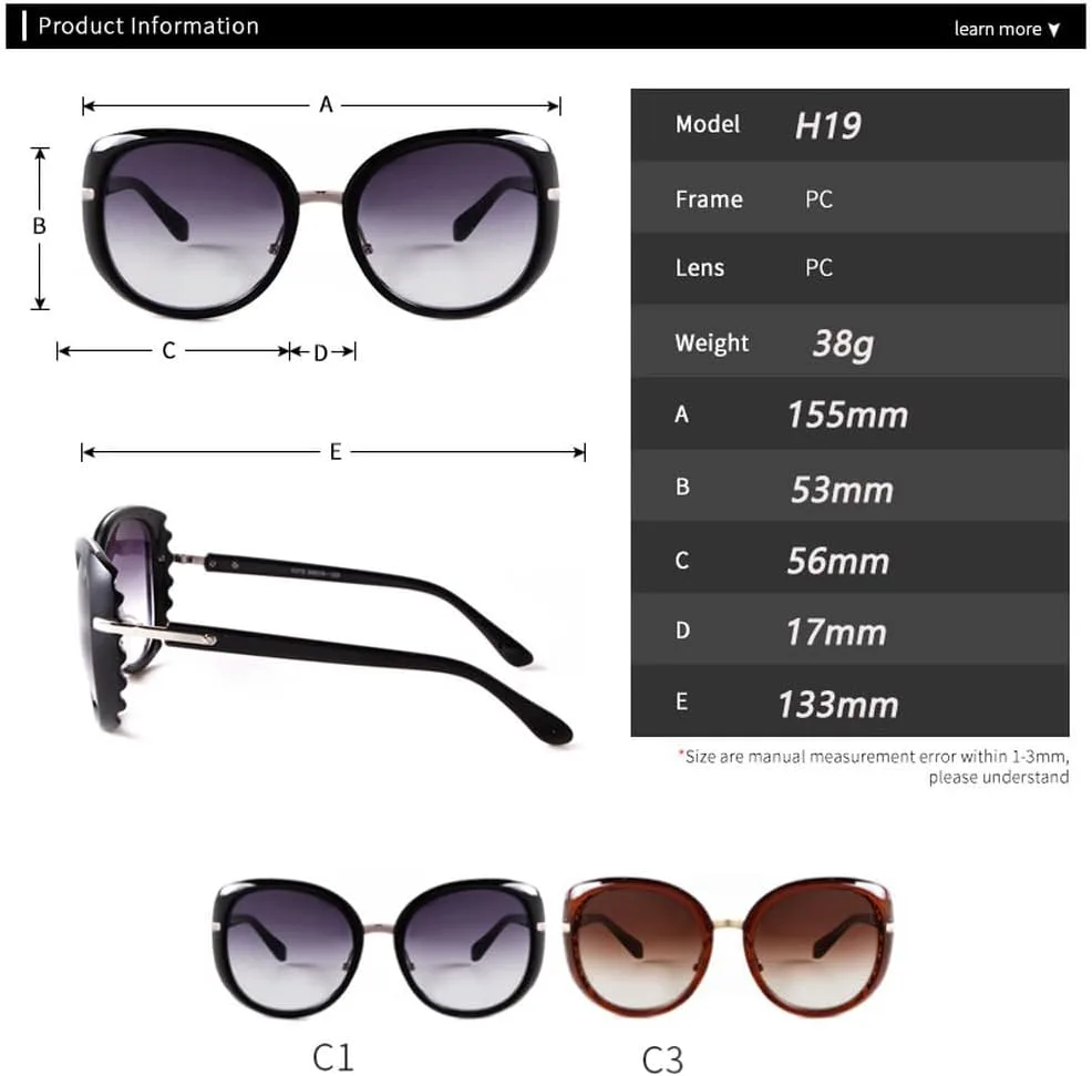 Солнцезащитные очки LVTFCO Retro Big Red, роскошные, веерообразные, «кошачий глаз», большие, мужские и женские, с защитой от УФ-излучения UV400, C1 Black
Солнцезащитные очки LVTFCO Retro Big Red, роскошные, веерообразные, «кошачий глаз», большие, мужские и женские, с защитой от УФ-излучения UV400, C1 Black