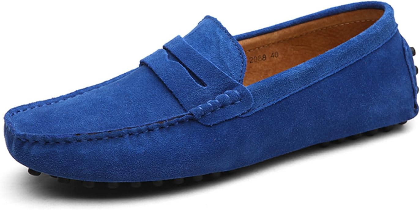 Мужские слипоны из замши, лоферы с мягкой подошвой, повседневные, легкие, с мягким носком, дышащие, гибкие обувь для ходьбы, лодочные туфли, стильные мокасины для ежедневных поездок, работы, отдыха, вождения и прогулок Houdbdol, синий
Мужские слипоны из замши, лоферы с мягкой подошвой, повседневные, легкие, с мягким носком, дышащие, гибкие обувь для ходьбы, лодочные туфли, стильные мокасины для ежедневных поездок, работы, отдыха, вождения и прогулок Houdbdol, синий