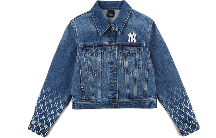 Джинсовая куртка с градиентной монограммой унисекс синего цвета Mlb, синий
Джинсовая куртка с градиентной монограммой унисекс синего цвета Mlb, синий