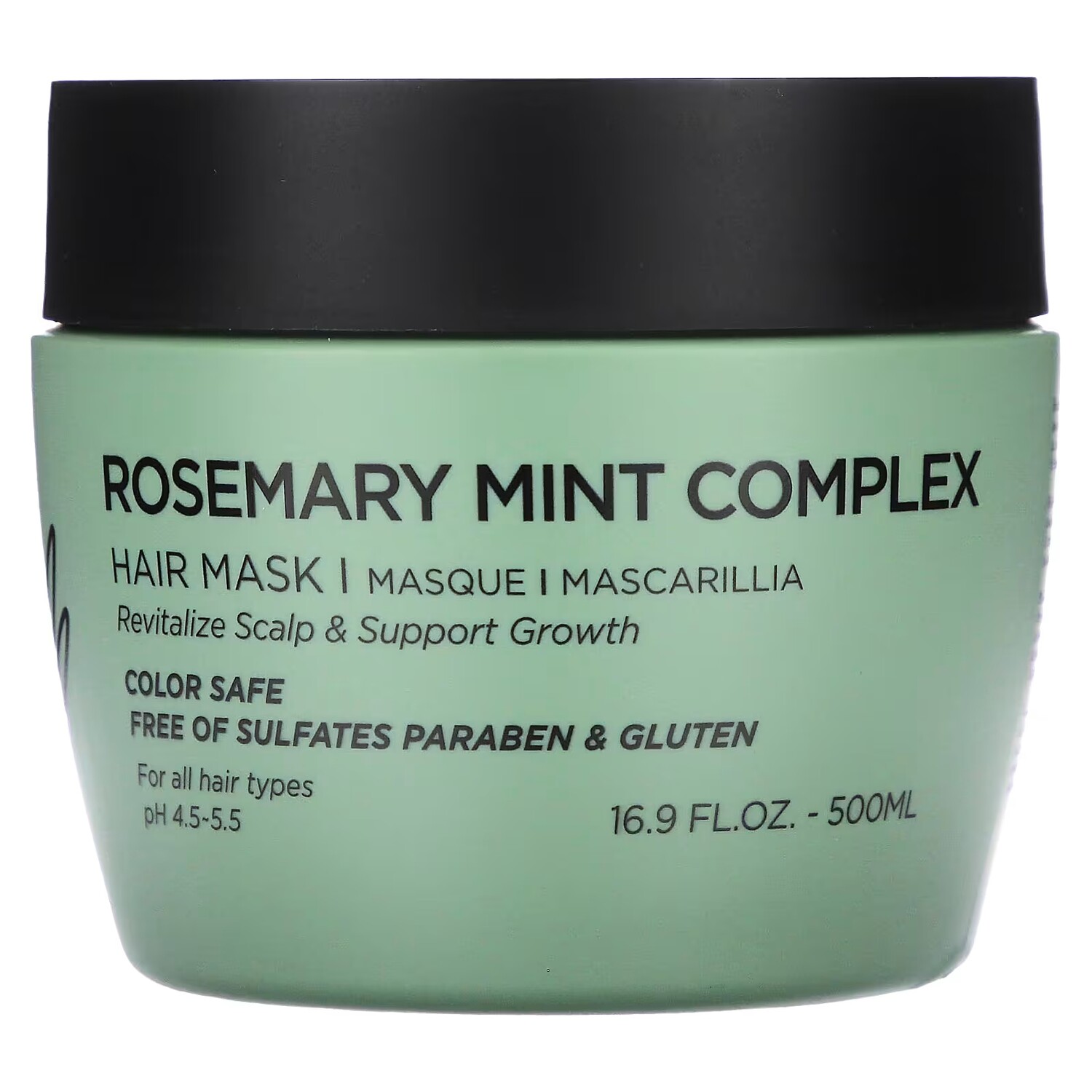 Маска для волос Luseta Beauty с комплексом розмарина и мяты, 500 мл
Маска для волос Luseta Beauty с комплексом розмарина и мяты, 500 мл