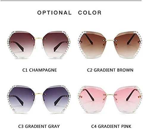 Солнцезащитные очки большого размера без оправы для женщин 2027 года, линзы с градиентным покрытием и прозрачные линзы, цельные очки для мужчин MTZJH, C1
Солнцезащитные очки большого размера без оправы для женщин 2027 года, линзы с градиентным покрытием и прозрачные линзы, цельные очки для мужчин MTZJH, C1