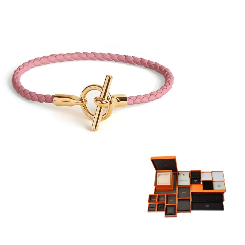 HERMES Glenan золотистый браслет женский розовый
HERMES Glenan золотистый браслет женский розовый