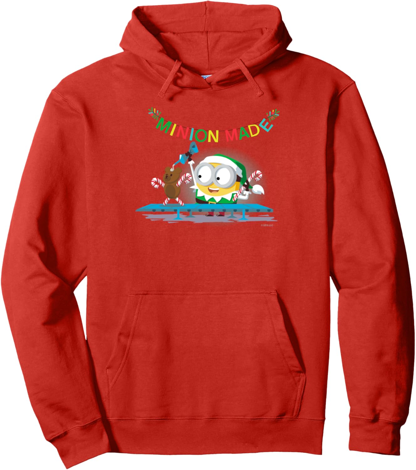 Рождественская толстовка с изображением миньона (2D) Minions, красный
Рождественская толстовка с изображением миньона (2D) Minions, красный