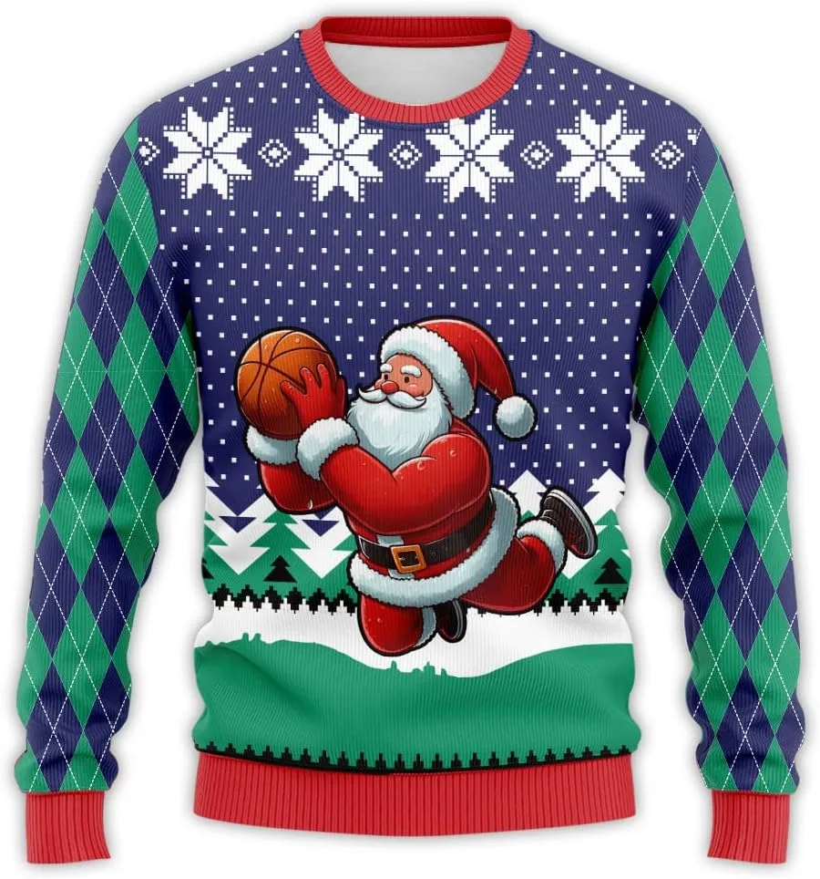 Свитер Santa Sport Ugly Christmas для женщин и мужчин, Mr Claus HANZSPROUT
Свитер Santa Sport Ugly Christmas для женщин и мужчин, Mr Claus HANZSPROUT