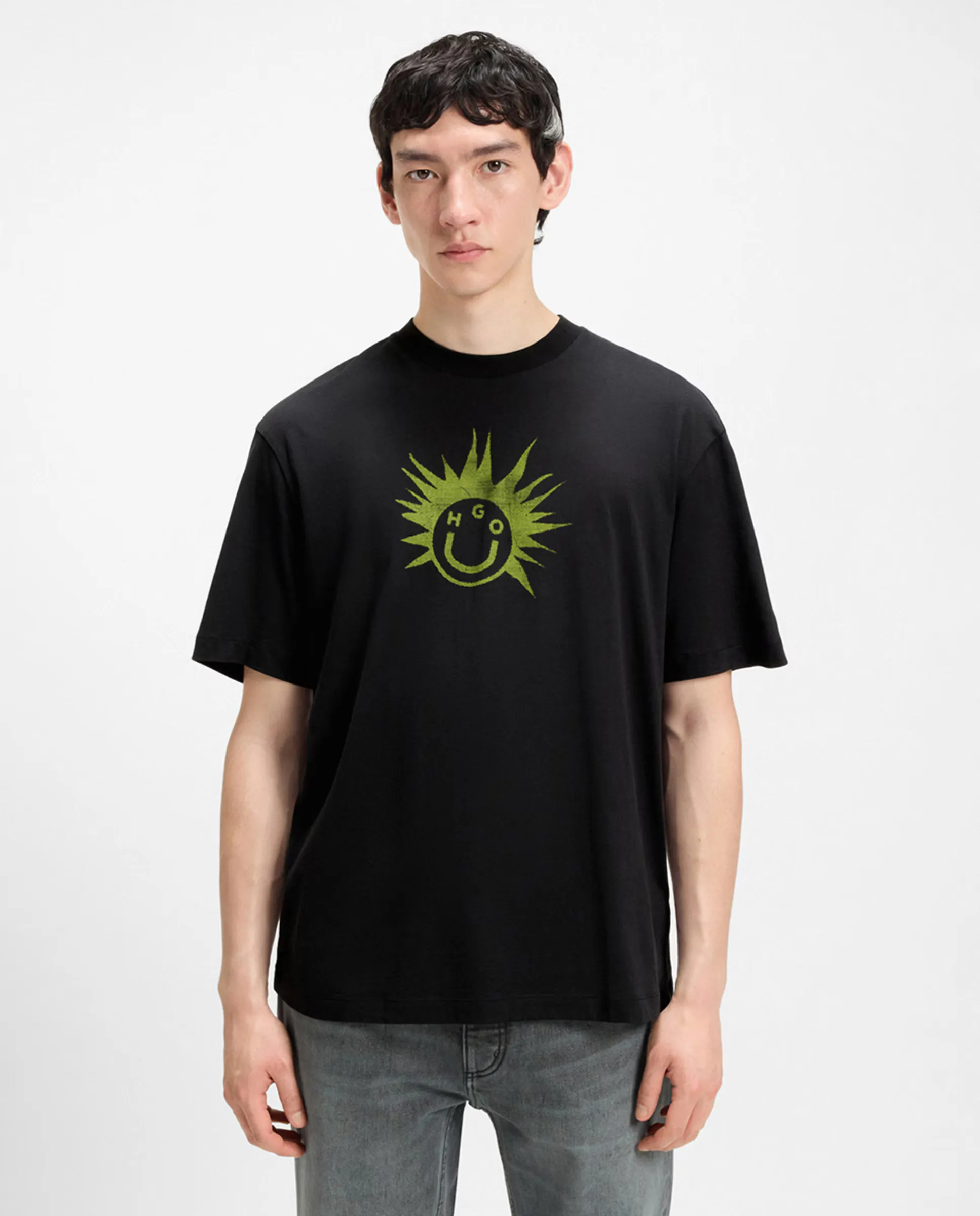 Мужская футболка с коротким рукавом Hugo, черный
Мужская футболка с коротким рукавом Hugo, черный