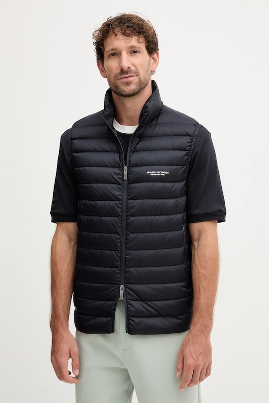 Пуховый жилет Armani Exchange, темно-синий
Пуховый жилет Armani Exchange, темно-синий
