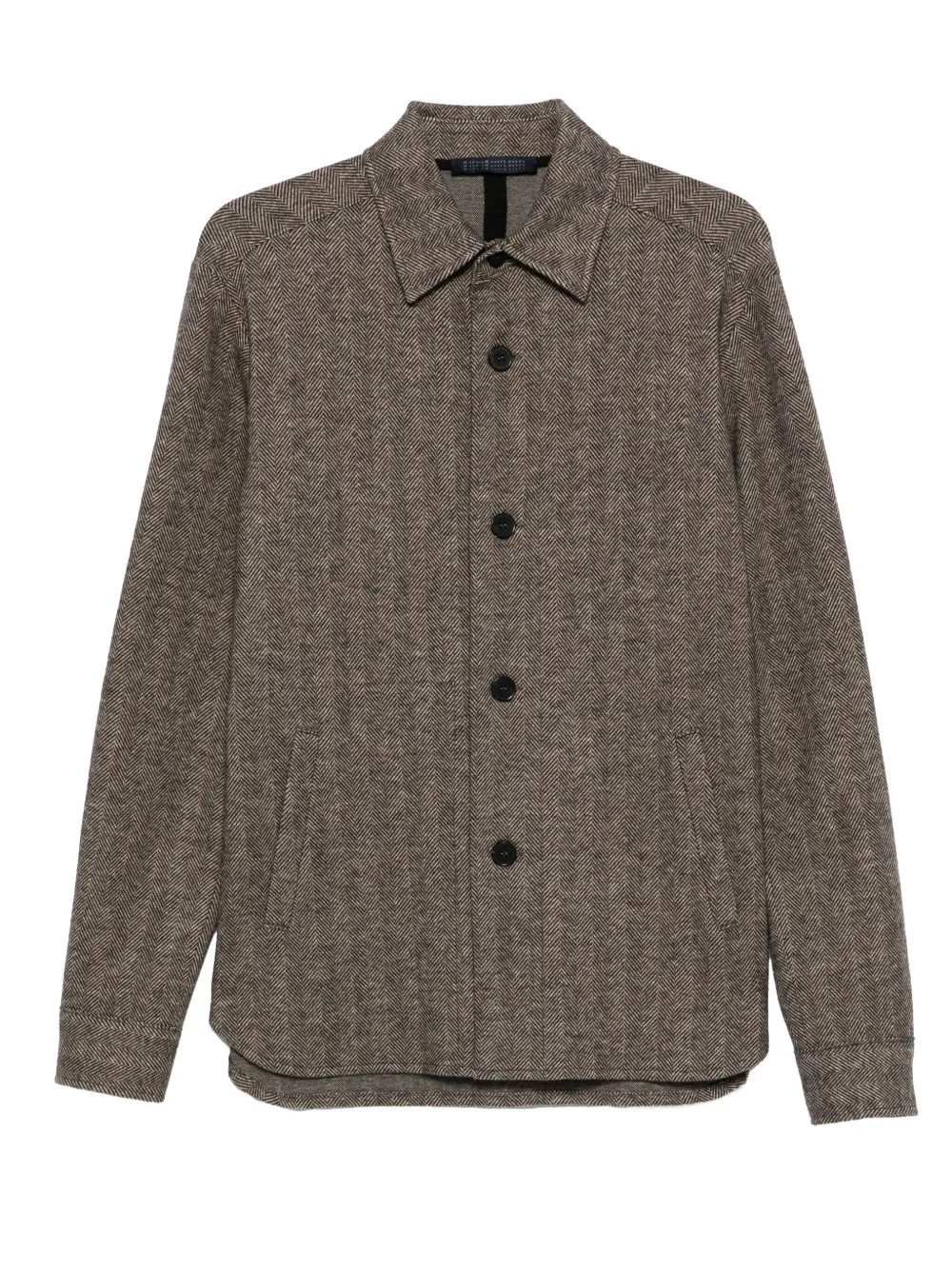 Рубашка в елочку на пуговицах Harris Wharf London, коричневый
Рубашка в елочку на пуговицах Harris Wharf London, коричневый