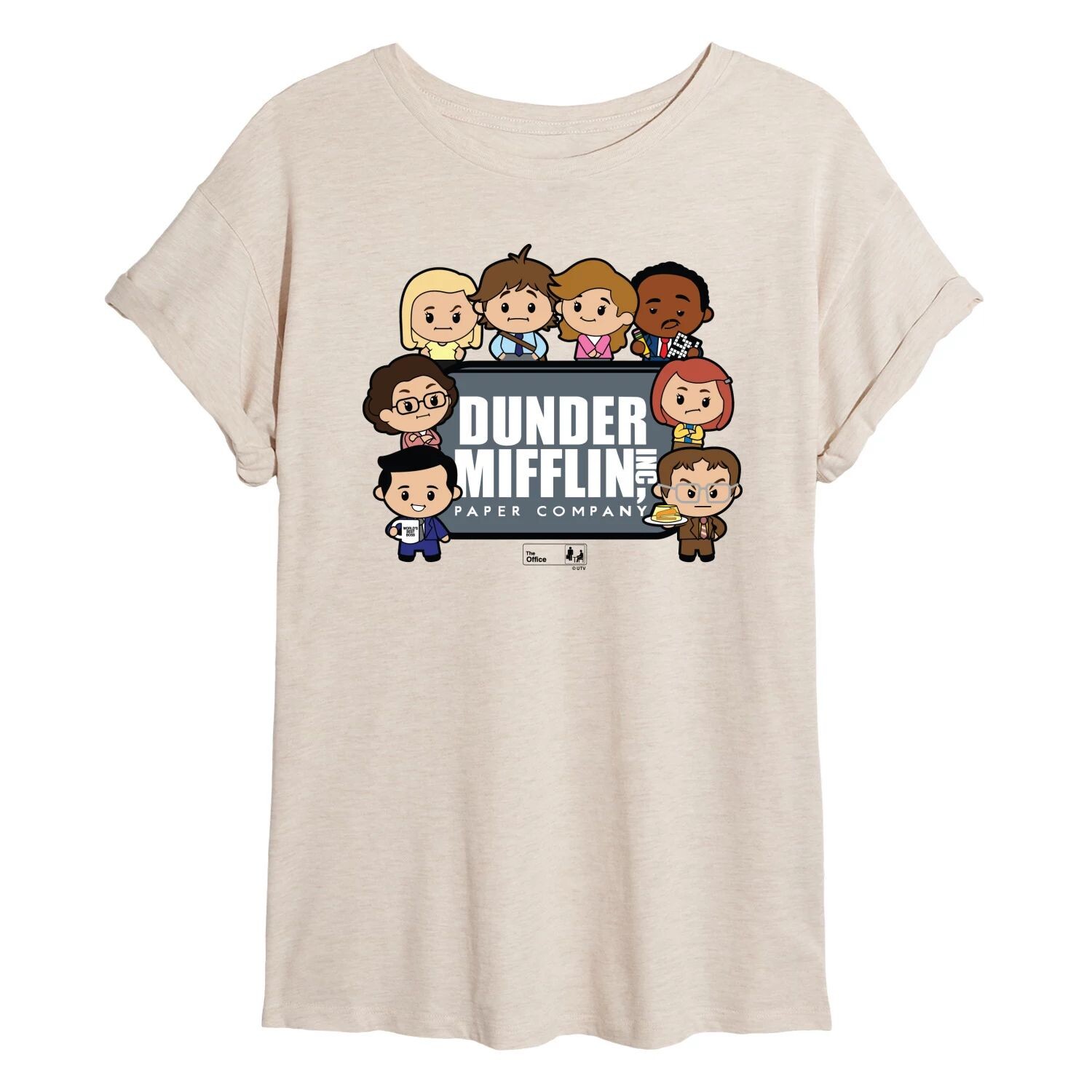 Детская струящаяся футболка The Office Dunder Mifflin Licensed Character, бежевый
Детская струящаяся футболка The Office Dunder Mifflin Licensed Character, бежевый