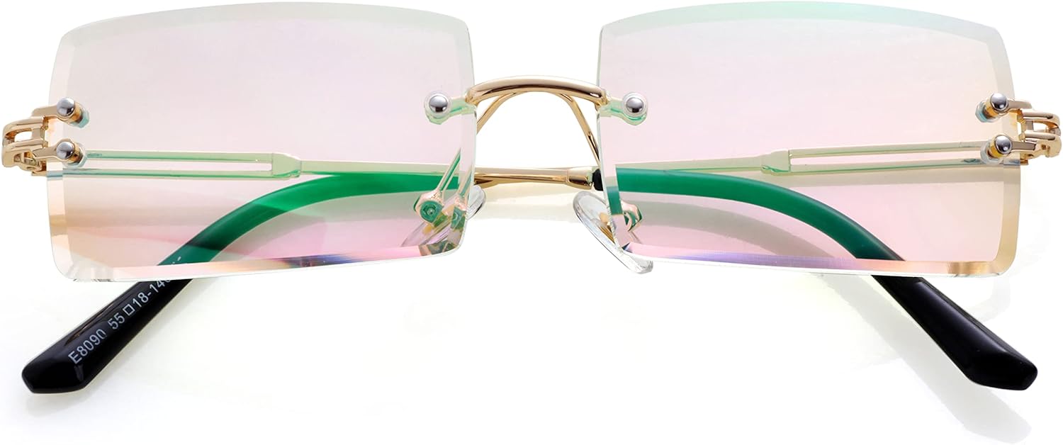 Солнцезащитные очки без оправы прямоугольной формы Kursan для мужчин и женщин, маленькие солнцезащитные очки без оправы с защитой от УФ-излучения UV400, Clear Purple Mirrored
Солнцезащитные очки без оправы прямоугольной формы Kursan для мужчин и женщин, маленькие солнцезащитные очки без оправы с защитой от УФ-излучения UV400, Clear Purple Mirrored