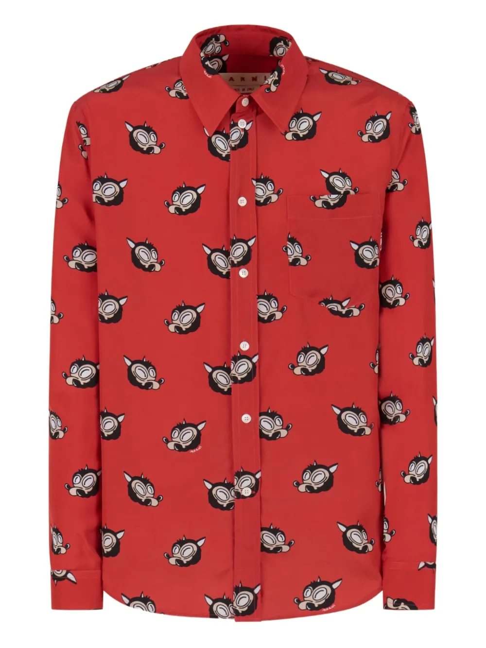 Рубашка с принтом Wolves Marni, оранжевый
Рубашка с принтом Wolves Marni, оранжевый